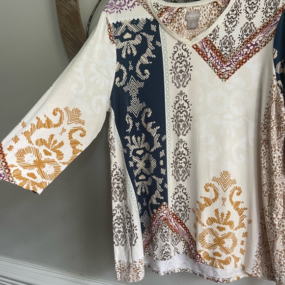 Chico’s Tunic Top - Picture 4 of 6